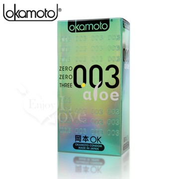 OKAMOTO岡本 OKAMOTO 日本岡本‧003 蘆薈 極薄極潤 ALOE 10片裝
