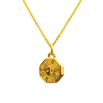Jove gold Jove Gold漾金飾 保平安八卦黃金墜子 送項鍊