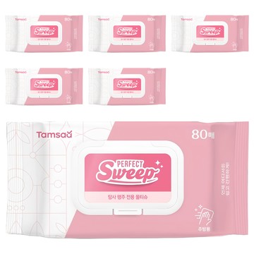 Tamsaa 拋棄式抹布濕巾 廚房專用  80張  6包