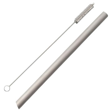 TEMPEST 純鈦吸管 斜口 12 x 215mm  環保耐用，健康飲用  1支