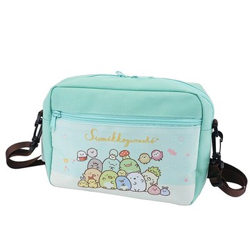 【全館95折】【角落生物 斜背包】角落生物 斜背包 防潑水 綠 日本正版 該該貝比日本精品