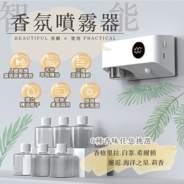 【台灣發貨+二代升級】人體感應香薰機 智能數顯 香薰機 智能感應香氛機 噴香機 除臭味擴香機 酒店擴香儀 噴霧機 香薰機
