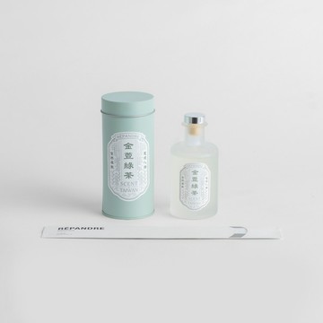 (組)hoi! LAB台灣茶香氛 精油擴香220ml(附擴香棒)金萱綠茶