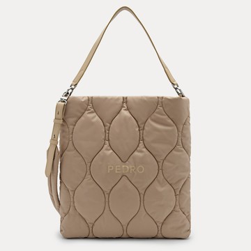 【PEDRO】絨毛絎縫單肩托特包｜中性包款｜實用大容量｜快速出貨