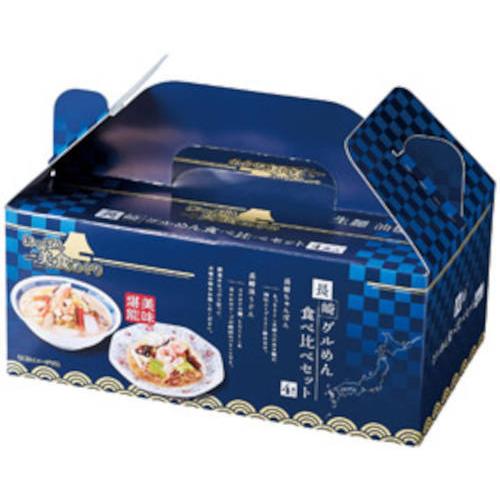 にっぽん美食めぐり 長崎グル麺食べ比べセット 27個 ちゃんぽん 皿うどん ケース販売 販促 ノベルティ 粗品 記念品 ばらまき 景品