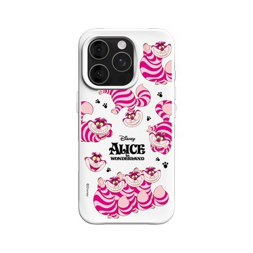 iPhone 16 Pro SolidX 白 - 迪士尼-經典系列 Disney Classics - 愛麗絲夢遊仙境 Alice in Wonderland - The Cheshire Cat