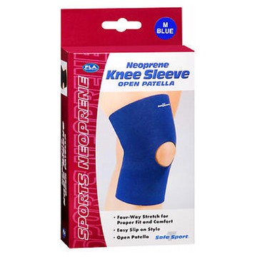 Fla Orthopedics Knee Sleeve Neoprene O/P Nvy Medium 1 each by BsnJobst