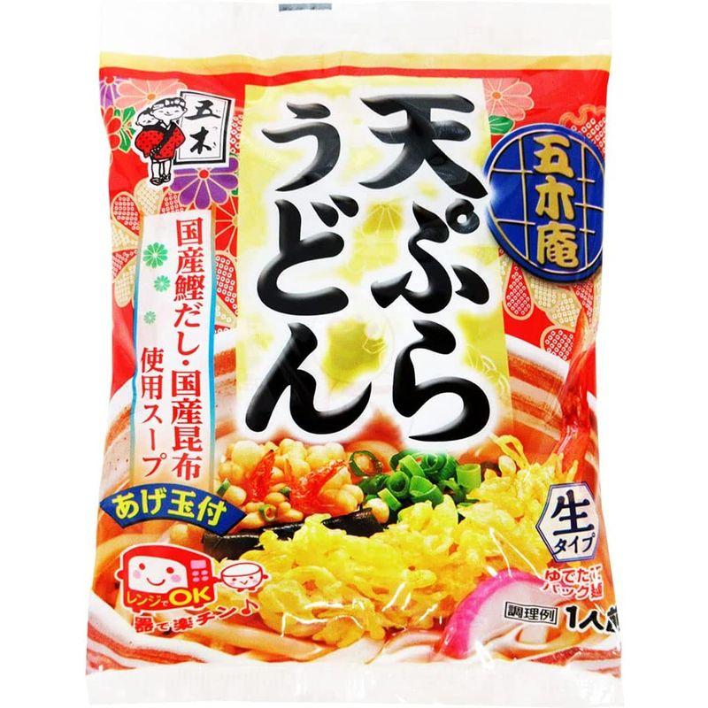 五木食品 五木庵天ぷらうどん 214g×10個(電子レンジ調理可能)