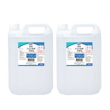 Chending 75%清潔用酒精 4000ml x2桶/箱
