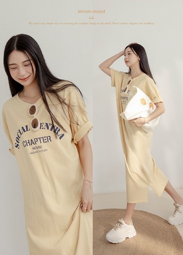 懶人感棉質洋裝