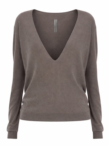 rick owens "extreme v neck" jersey