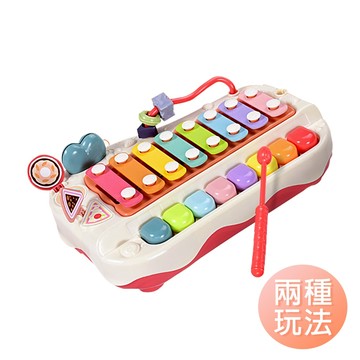 蛋糕敲琴 八音鐵琴 八鍵鋼琴 寶寶手眼協調音樂玩具 啟蒙教具 學習玩具 聲響玩具-雪倫小舖