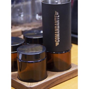 素止COMANDANTE 司令官C40玻璃粉罐 分裝 手搖磨豆機粉罐  咖啡豆