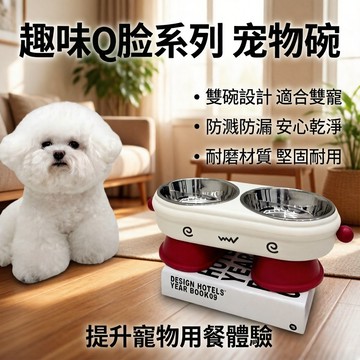 🔥高雄出貨🔥寵物雙碗貓狗通用 不鏽鋼材質易清潔 高腳護頸設計保護脊椎 防打翻防滑底座 比熊泰迪貓咪專用飯盆喝水碗