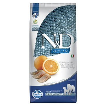 Farmina 法米納 N&D 全齡犬 天然海洋系列 乾飼料 潔牙顆粒  1袋