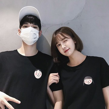 情侶裝 情侶T 潮T 純棉短T MIT台灣製【Y0811】兩個小朋友 班服 團體服 24小時快速出貨