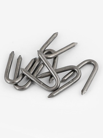 騎馬釘彎釘U型釘草皮釘洋釘子木樁鐵釘V形釘6分/1寸/1.2寸/1.5寸