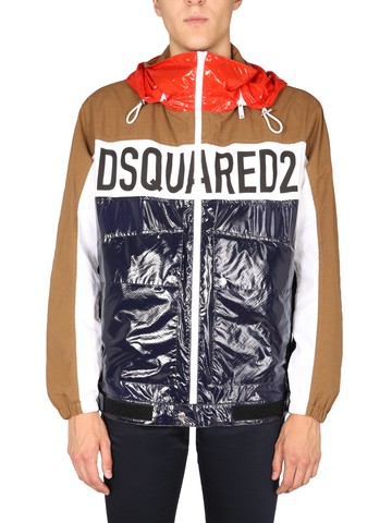 dsquared technical fabric bomber