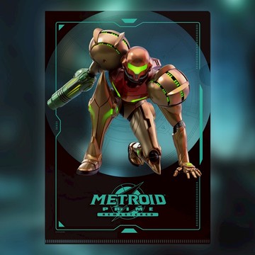 【就是要玩】NS Switch 任天堂 特典 密特羅德 究極復刻板 特點 究極 復刻板 資料夾 透明夾 文件夾 半透明