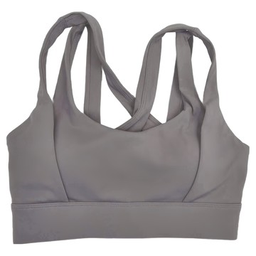 U領小心機運動背心 - 薰衣草紫 S 尼龍+聚酯纖維