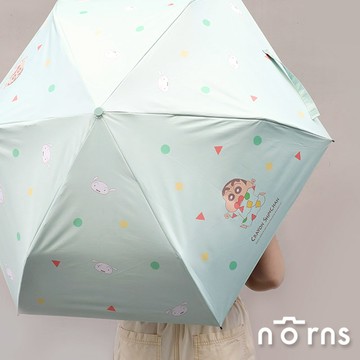 蠟筆小新抗UV輕量自動傘- Norns 正版授權 防風傘 黑膠傘 雨傘