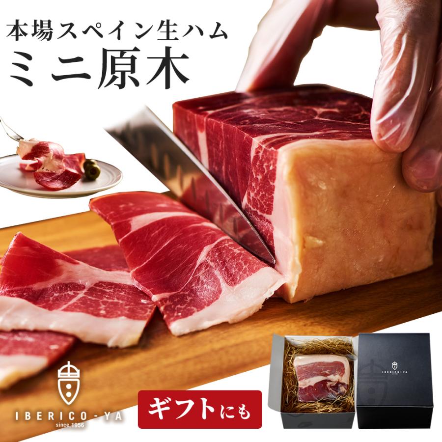 生ハム原木クッション② 原木 生ハム ミニ ブロック 250g〜 スペイン産 ギフト 化粧箱 お