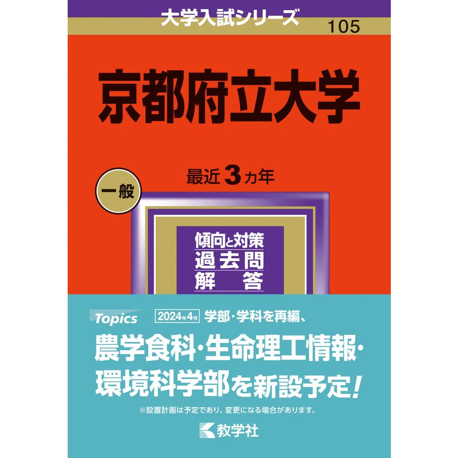 京都府立大学 2024年版