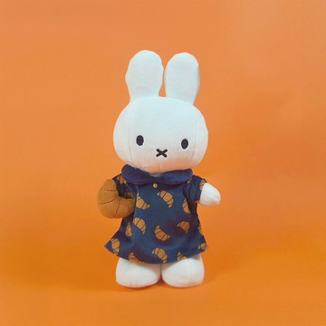 BON TON TOYS｜Miffy米菲兔填充玩偶- 可頌洋裝 24cm