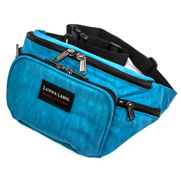 YESON 永生牌 17315 亮藍色 運動腰包 多層收納 可調節腰帶 耐磨材質  25 x 15 x 10cm  1個