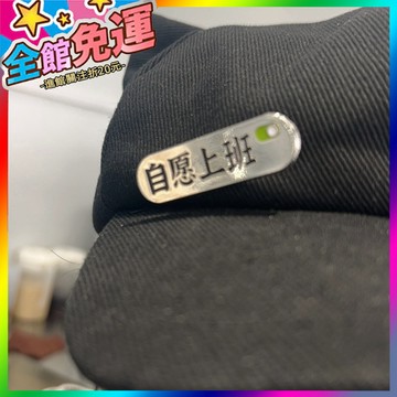 🌸台灣出貨🌸 自願上班趣味擺爛創意文字胸針稀奇古怪徽章閤金搞笑書包帽子配飾 🥇滿額免運🥇X370-11-A