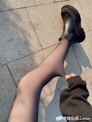 思蓋加絨黑絲襪秋冬女黑色雙層光腿神器裸感加厚保暖假透肉打底褲 99購物節雙十一狂歡購物節