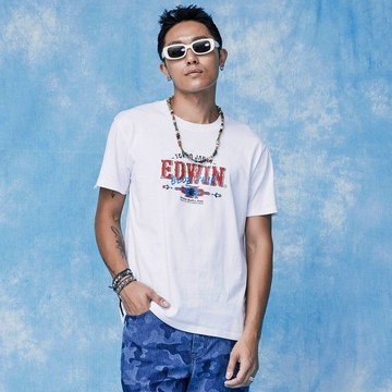 EDWIN｜BLUE TRIP｜男裝｜大字印花短袖T恤