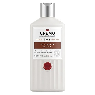 CREMO 沙龍洗髮精 洗髮護髮二合一 波本威士忌橡木桶  473ml  1瓶