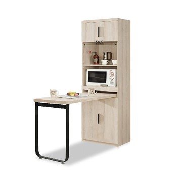 ASSARI-塔利斯L型餐桌櫃(寬122x深60x高183cm)