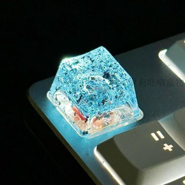 💕在臺出貨🔥樹脂個性高顏值滴膠手工diy透光十字機械鍵盤鍵帽OEMR4 鍵帽 特殊鍵帽 造型鍵帽 個性鍵帽 鍵盤鍵帽