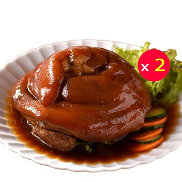 卜蜂 富貴紅燒蹄膀 超值2盒組(1000g/盒,附醬汁)_居家料理.宴客饗宴.節慶必備