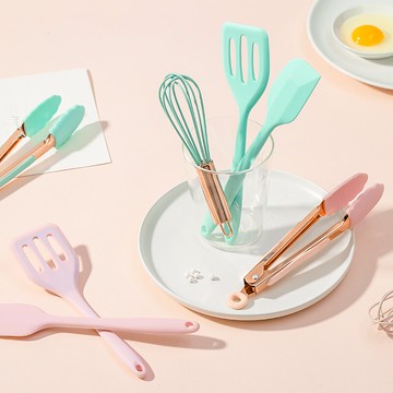 食品硅膠烘焙入門家用抹刀刮刀打蛋器烹飪勺鏟子寶寶輔食工具套裝