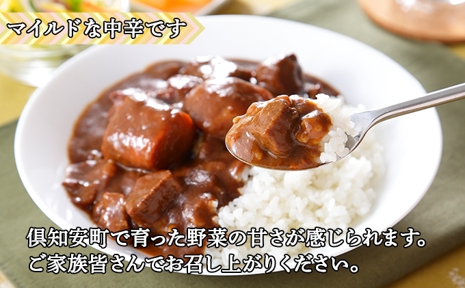 先行受付無地熨斗 倶知安 ビーフカレー 中辛 計5個 北海道 レトルト食品 牛肉 ビーフ 野菜 じゃがいも カレー レトルト お取り寄せ グルメ スパイス スパイシー おかず