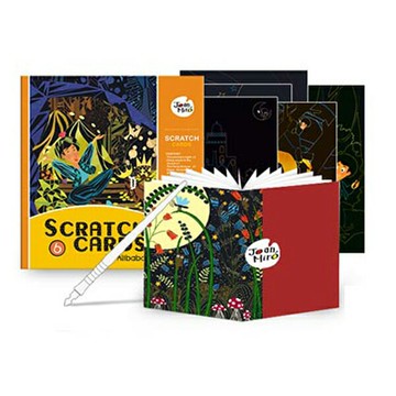 【JoanMiro 原創美玩】童話故事刮畫紙-阿里巴巴