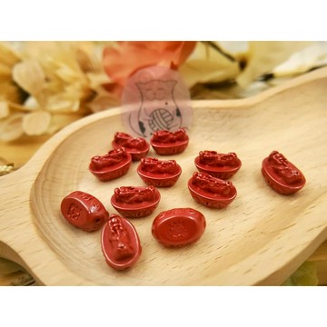 硃砂 貔貅元寶招財硃砂 水晶文玩飾品T3