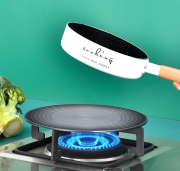 導熱板燃氣煤氣爐灶家用隔熱板琺瑯鍋底防燒黑快速導熱盤解凍板