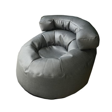 【班尼斯】【貓抓皮革‧Call in電話懶骨頭】懶骨頭沙發椅-灰黑色