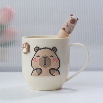 【臺灣-出貨】卡皮巴拉刷牙漱口杯家用洗漱杯子創意學生簡約兒童牙刷洗漱杯牙缸