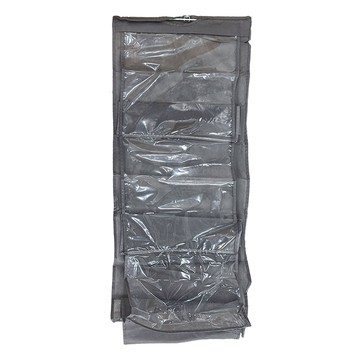 包包收納掛袋  三層收納 承重力強 透明視窗  82 x 35cm  灰色