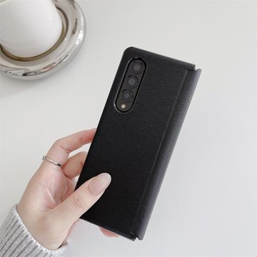 適用三星W2022手機殼fold3連體全包保護套F9260素皮殼商務男款新款fold4后殼防摔外殼一體殼w22星系天下W23殼