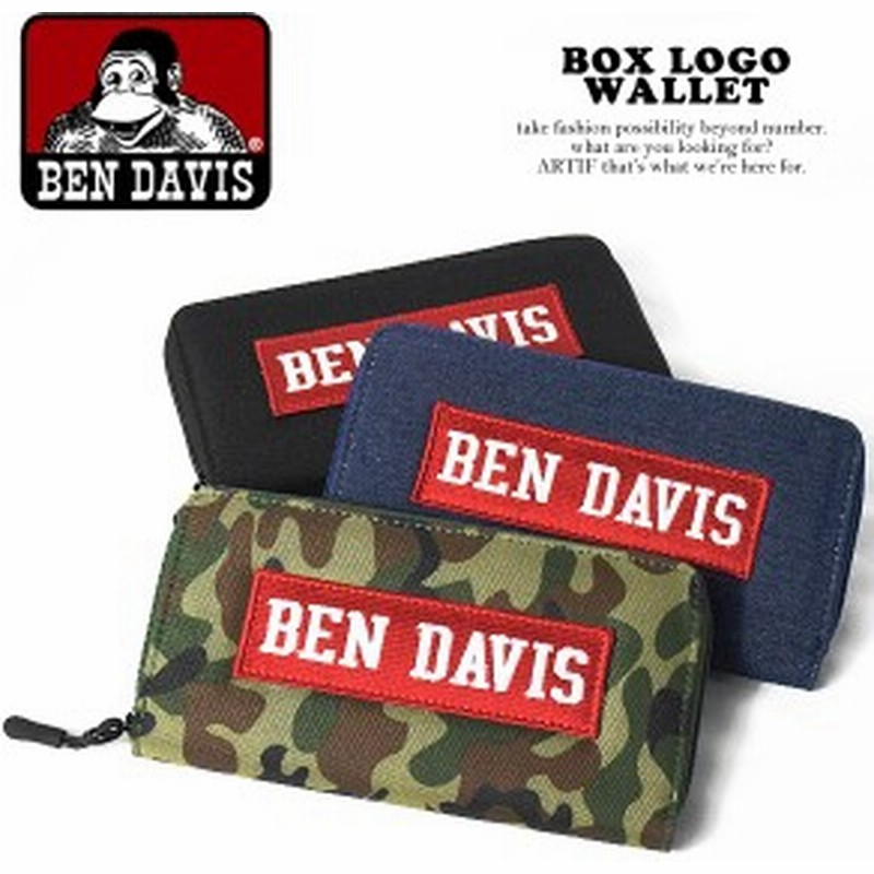 Ben Davis ベンデイビス Box Logo Wallet メンズ 小物 財布 長財布 サイフ ストリート Bendavis ベンデービス Atfacc 通販 Lineポイント最大1 0 Get Lineショッピング