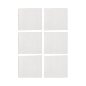 粉彩小兔 PU 隱形雙面貼 方型  4x4cm±5% 黏貼固定物品 12入  1包