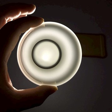 明甜白釉薄胎透光酒杯酒盅 仿古手工瓷器古玩景德鎮家居裝飾收藏