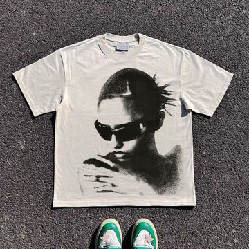 王有病工作室 重磅260G！復古vintage創意短袖T恤寬松男女情侶裝