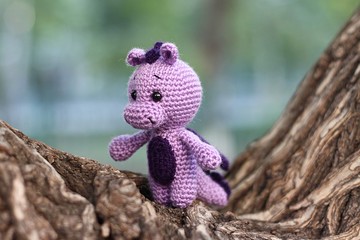 小龍，火龍，鉤針龍，鉤針龍 毛絨玩具，龍玩具